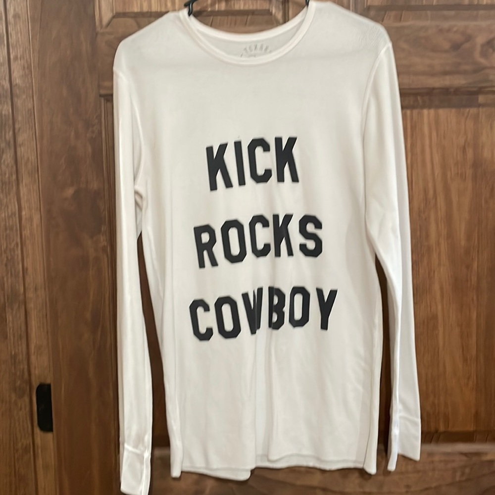 Kick rocks cowboy long sleeve